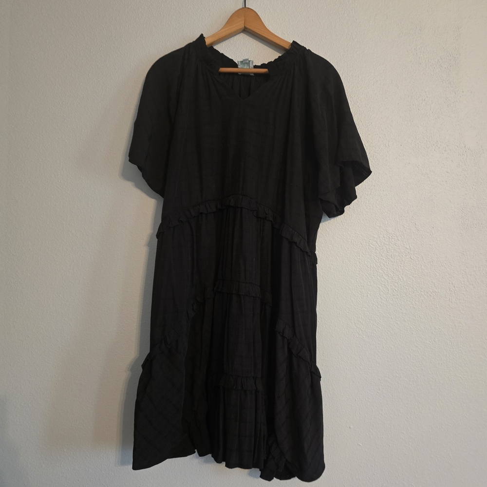 Perfectly You Black Babydoll Dress – Mint Julep Boutique – XL
